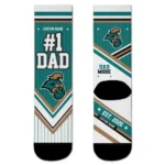 Coastal Carolina Chanticleers Socks Custom Pinstripe Chevron Green White Best Selling