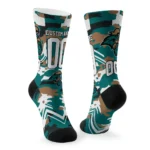 Coastal Carolina Chanticleers Socks Custom Woodland Camo Green Best Selling