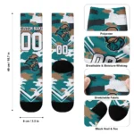 Coastal Carolina Chanticleers Socks Custom Woodland Camo Green Best Selling