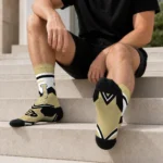 Colorado Buffaloes Socks Personalized Arrow Blocks Gold Best Selling