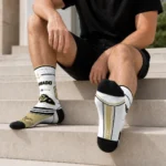Colorado Buffaloes Socks Personalized Nautical Icons Gold White Best Selling