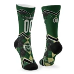 Colorado State Rams Socks Custom Argyle Pattern Green Best Selling