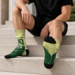 Colorado State Rams Socks Custom Geometric Tech Green Best Selling