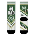 Colorado State Rams Socks Custom Pinstripe Chevron Green White Best Selling