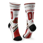 Cornell Big Red Socks Personalized Nautical Icons Red White Best Selling