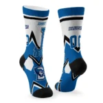 Creighton Bluejays Socks Customized Arrow Blocks Blue Best Selling