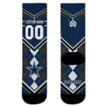 Dallas Cowboys Socks Customized Argyle Pattern Blue Best Selling