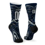 Dallas Cowboys Socks Personalized Leopard Print Blue Black Best Selling