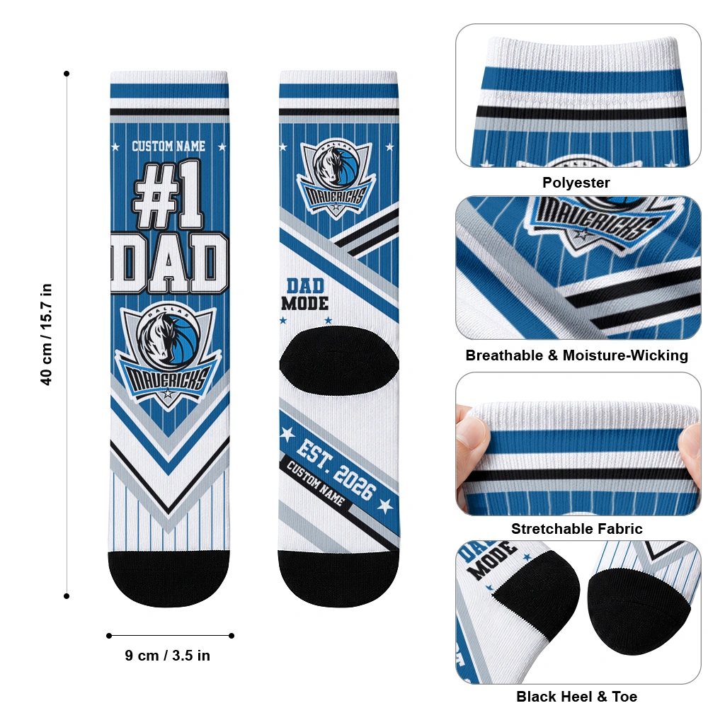 dallas-mavericks-socks-personalized-pinstripe-chevron-blue-white-high-quality.webp