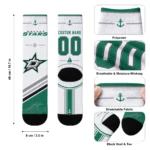 dallas-stars-socks-customized-nautical-icons-green-white-best-selling.webp