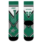 Dallas Stars Socks Personalized Arrow Blocks Green Best Selling