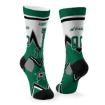 Dallas Stars Socks Personalized Arrow Blocks Green Best Selling