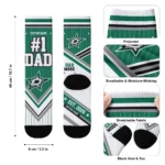 dallas-stars-socks-personalized-pinstripe-chevron-green-white-best-selling.webp