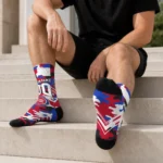 Detroit Pistons Socks Personalized Woodland Camo Red Best Selling