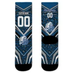 Drake Bulldogs Socks Customized Leopard Print Blue Black Best Selling