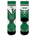 Eastern Michigan Eagles Socks Personalized Arrow Blocks Green Best Selling