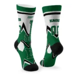 Eastern Michigan Eagles Socks Personalized Arrow Blocks Green Best Selling