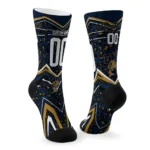 Fiu Panthers Socks Custom Leopard Print Blue Black Best Selling