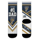 Fiu Panthers Socks Custom Pinstripe Chevron Blue White Best Selling