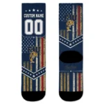 Fiu Panthers Socks Custom Star Stripes Blue White Best Selling