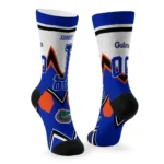 Florida Gators Socks Customized Arrow Blocks Blue Best Selling