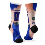 Florida Gators Socks Customized Geometric Tech Blue Best Selling