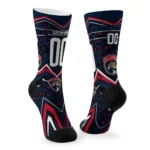 Florida Panthers Socks Personalized Leopard Print Red Black Best Selling