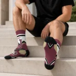 Florida State Seminoles Socks Personalized Arrow Blocks Garnet Best Selling