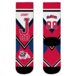 Fresno State Bulldogs Socks Customized Arrow Blocks Red Best Selling