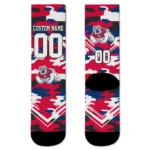 Fresno State Bulldogs Socks Customized Woodland Camo Red Best Selling