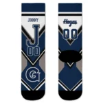 Georgetown Hoyas Socks Personalized Arrow Blocks Blue Best Selling