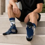 Georgetown Hoyas Socks Personalized Arrow Blocks Blue Best Selling