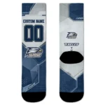 Georgia Southern Eagles Socks Customized Geometric Tech Blue Best Selling