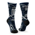 Georgia Southern Eagles Socks Customized Leopard Print Blue Black Best Selling