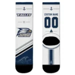 Georgia Southern Eagles Socks Customized Nautical Icons Blue White Best Selling
