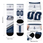 Georgia Southern Eagles Socks Customized Nautical Icons Blue White Best Selling