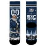 Georgia Southern Eagles Socks Customized Snowy Scene Blue White Best Selling