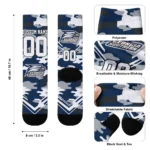 Georgia Southern Eagles Socks Customized Woodland Camo Blue Best Selling