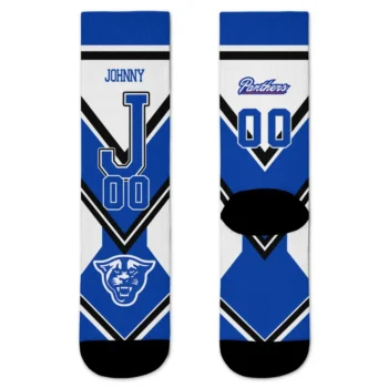 Georgia State Panthers Socks Personalized Arrow Blocks Blue Best Selling