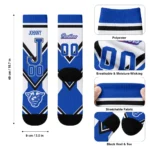 Georgia State Panthers Socks Personalized Arrow Blocks Blue Best Selling