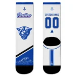 Georgia State Panthers Socks Personalized Nautical Icons Blue White Best Selling