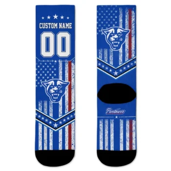 Georgia State Panthers Socks Personalized Star Stripes Blue White Best Selling