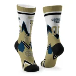 Georgia Tech Yellow Jackets Socks Customized Arrow Blocks Gold Best Selling