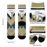 Georgia Tech Yellow Jackets Socks Customized Arrow Blocks Gold Best Selling