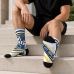 golden-state-warriors-socks-personalized-pinstripe-chevron-blue-white-best-selling.webp