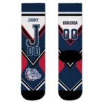 Gonzaga Bulldogs Socks Custom Arrow Blocks Blue Best Selling