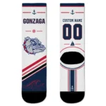 Gonzaga Bulldogs Socks Custom Nautical Icons Blue White Best Selling