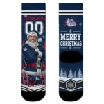 Gonzaga Bulldogs Socks Custom Snowy Scene Blue White Best Selling