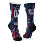 Gonzaga Bulldogs Socks Custom Star Stripes Blue White Best Selling