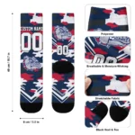 Gonzaga Bulldogs Socks Custom Woodland Camo Blue Best Selling